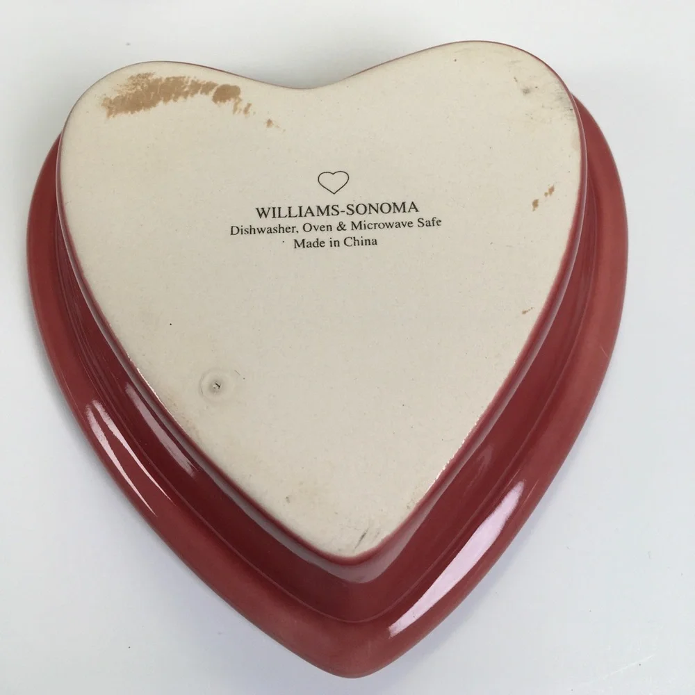 Williams-Sonoma Heart Ramekins Set of 3